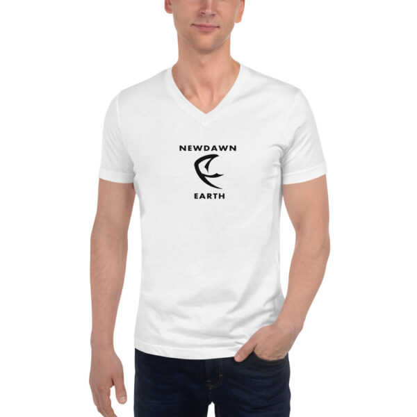 Unisex Short Sleeve V-Neck T-Shirt