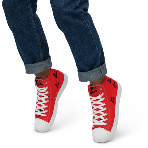 Men’s high top canvas shoes - Image 2