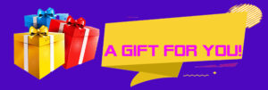 A gift for you banner