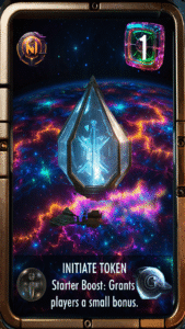 Initiate Token Trading Card