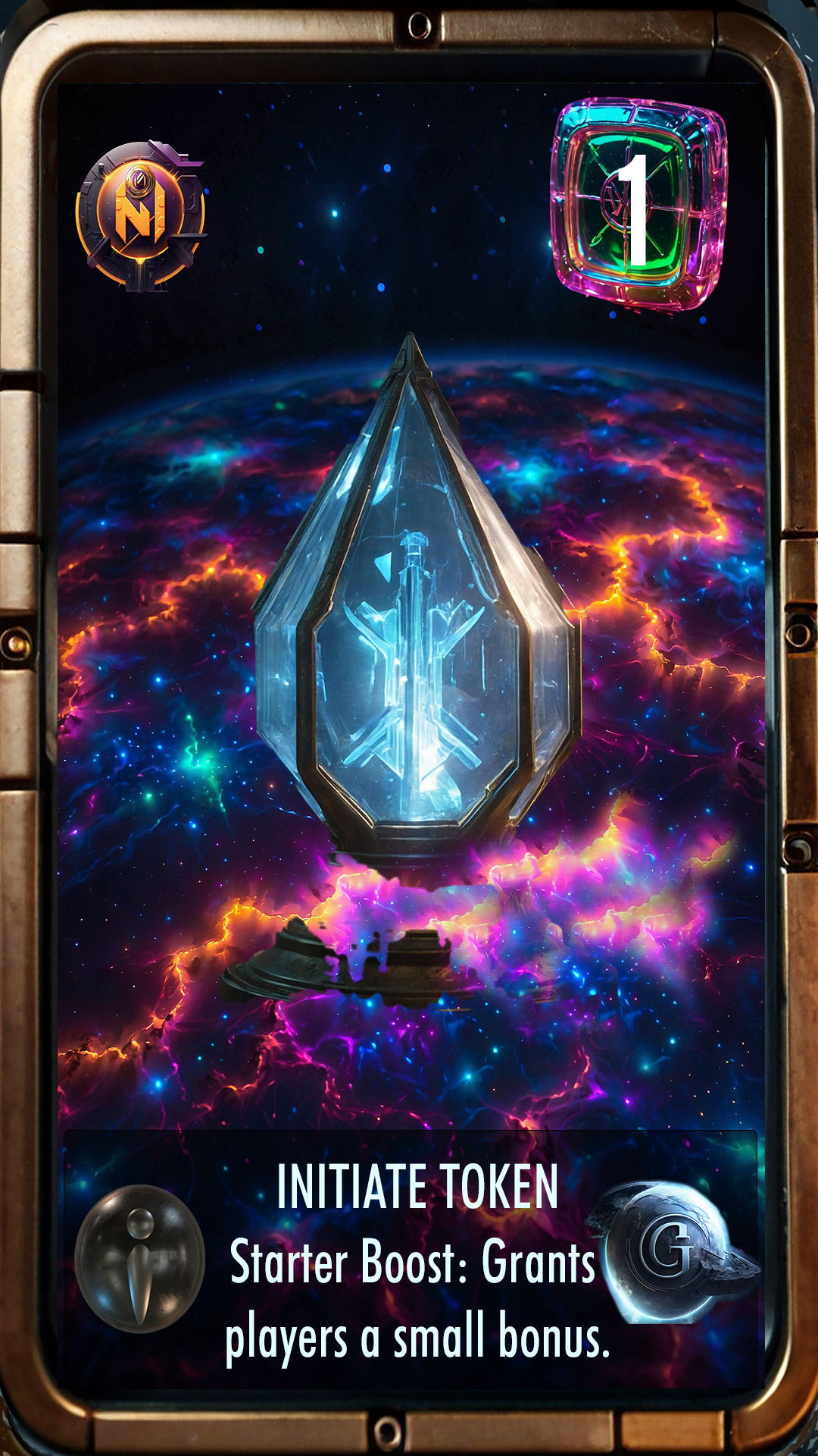 Initiate Token Trading Card